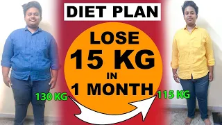 Diet Plan To Lose 15 kg in 1 month | Adarsh | How to lose weight fast | Dr. Shikha Singh in Hindi