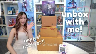 Unboxing the biggest haul yet?? | Anime Figures from AmiAmi & GSC!