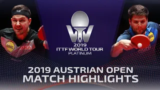 Timo Boll vs Dimitrij Ovtcharov | 2019 ITTF Austrian Open Highlights (1/4)