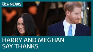 Harry and Meghan carry out first royal engagement of 2020 with visit to Canada House | ITV News