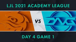 V3.A vs DFM.A｜LJL 2021 Academy League Day 4 Game 1