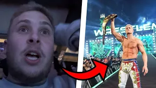 I WENT TO WRESTLEMANIA 40 NIGHT 2 (LIVE REACTION VLOG)