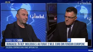 Dan Dungaciu: "În Rep. Moldova s-au furat 2 miliarde de euro din fonduri europene"