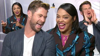 Chris Hemsworth And Tessa Thompson Funny Moments