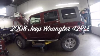 2008 Jeep Wrangler 42RLE Transmission Removal