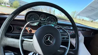 1972 Mercedes 280sel - Driving with Steve