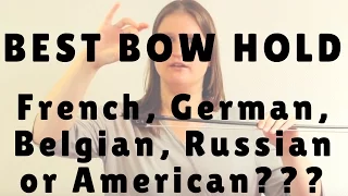 French, German, Belgian, Russian or American Bow Hold? | Violin Lounge TV #248