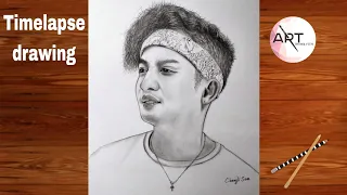 @merenjamir7297 drawing ✍️ with Nyoni 14B pencil ✏️  /Timelapse/ Sketching by @art_chongli_stm_shorts