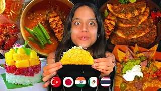 Eating VIRAL STREET FOOD From Around The World To Find The Best 😍😍