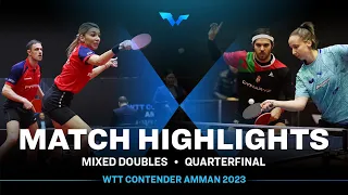 Bernadette Szocs/Ovidiu Ionescu vs Dora Madarasz/Nandor Ecseki | XD QF | WTT Contender Amman 2023