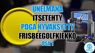 UNELMANA ITSETEHTY FRISBEEGOLFKIEKKO | Omaa kiekkoa valmistamassa - OSA 1 | Deuz Disc Golf