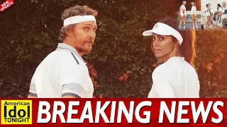 Matthew McConaughey and wife Camila Alves go 'sans PANTS' as they hit the pickleball court in a VERY