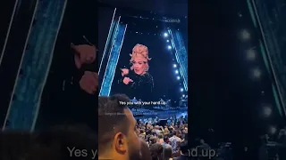 #Adele stood up for a young boy who was being bothered in the crowd.