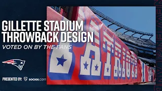 Gillette Stadium’s Throwback Gameday Design Voted on by Fans | Powered by Socios.com