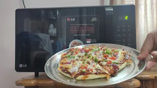 How to make pizza in LG Microwave oven with convection mode