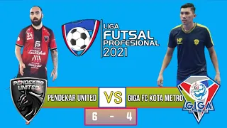 MENANG TIPIS‼️PENDEKAR UNITED VS GIGA FC KOTA METRO (6-4) ‼️INILAH MOMENT HATTRICK RICARDINHO