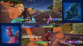 FORTNITE WIN 👑 Father and Son😎 ( PS5 controller 4k play )