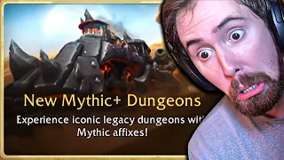 ACTUALLY HARD?! Asmongold VS WoW New Mythic+ Dungeons