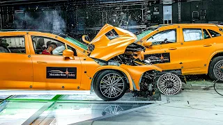 Crash Test: Mercedes EQA vs. Mercedes EQS