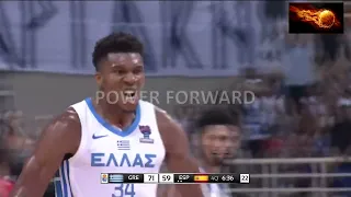 Giannis Antetokounmpo (Greece) vs Spain - 09.08.2022