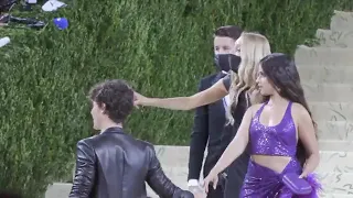 Shawn Mendes with Camila at the MET Gala 2021