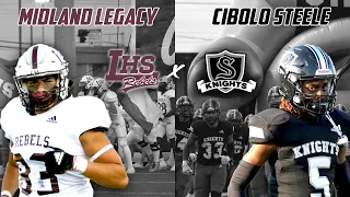 WEST TEXAS MEETS SAN ANTONIO Midland Legacy vs Cibolo Steele | Texas High School Football #txhsfb