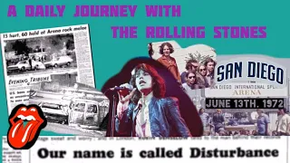 6/13/1972  SAN DIEGO, CALIFORNIA USA.🌞 THE ROLLING STONES AT INTERNATIONAL SPORTS ARENA