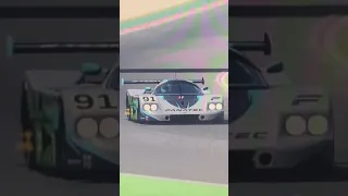 Sauber C9 Mercedes Almost goes off track on corner at Barcelona (Assetto Corsa)