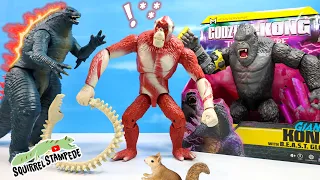 Godzilla X Kong The New Empire GIANT Evolved Monsterverse Figures Skar King Review