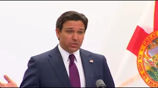 LIVE: Gov. DeSantis holds news conference with law enforcement officials in Pensacola