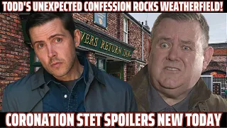 Shocking Coronation Street Spoiler : Todd's Unexpected Confession Rocks Weatherfield!