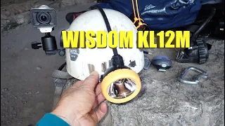 Wisdom KL12M Miners Light Charging Demo. Caving.