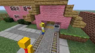 The Simpsons opening in Minecraft