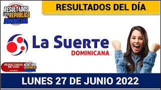 La Suerte Dominicana EN VIVO 📺│ LUNES 27 de junio 2022 – 12:30 PM