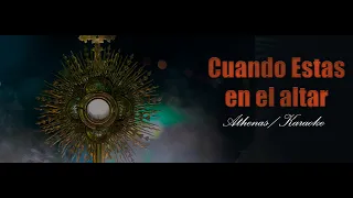 Cuando estas en el altar Karaoke