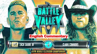 FULL MATCH! Zack Sabre Jr. vs Clark Connors｜NJPW WORLD TV CHAMPIONSHIP MATCH｜#njBITV 2/18/23