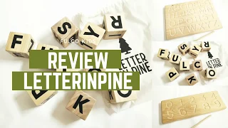 Review Letterinpine Tracing Board Wooden Toys Balok Kayu Montessori