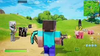 I installed MINECRAFT MODS in Fortnite!