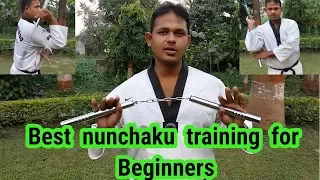 Best nunchaku training for Beginners step #1 Hindi