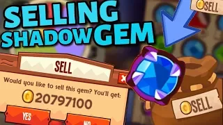 SELLING MY 1,000,000 SHADOW GEM in King of Thieves (What happens?)