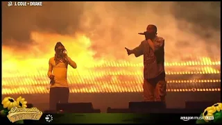 Drake calls Lil Wayne the "greatest rapper to ever touch a microphone" at Dreamville Fest