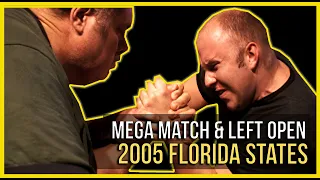 CLEVE DEAN & more at the 2005 Florida States armwrestling Open Left hand & Mega Matches