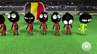 Stickman Soccer -2020 URUGUAY Vs BELGIUM #MATCH -46 Android Gameplay.