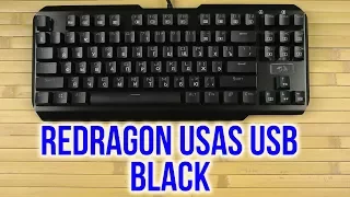 Распаковка Redragon Usas USB Black