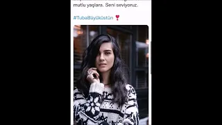 Tuba Büyüküstün está en la agenda en Twitter