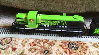 Lionel O Gauge Area 51 Train-Engine X51's Sound Demonstration