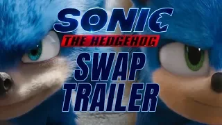 Sonic Movie Trailer but Sonic Switches Back and Forth