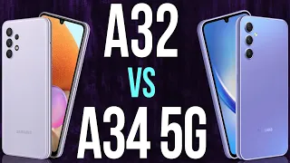 A32 vs A34 5G (Comparativo & Preços)