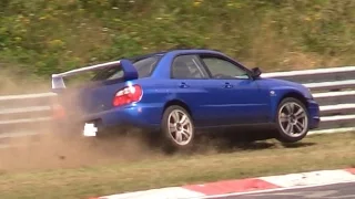 Subaru Impreza WRX STI Crash Nordschleife Nürburgring Touristenfahrten 17.07.2016