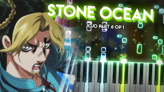 STONE OCEAN - JoJo's Bizarre Adventure Part 6: Stone Ocean OP | Piano